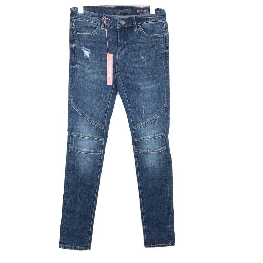 BLANK NYC Moto Skinny Super Skinny Jeans Girl’s Size 12